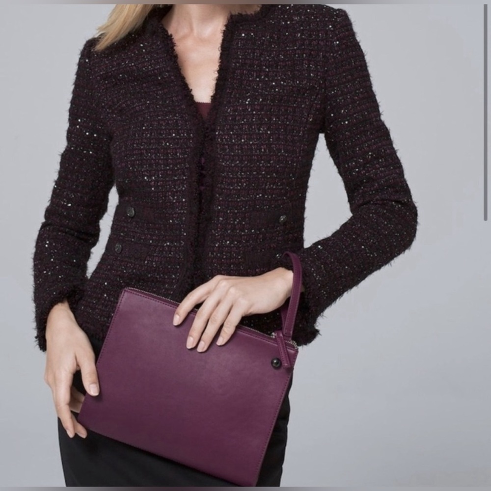 Purple WHBM Clutch/Wristlet